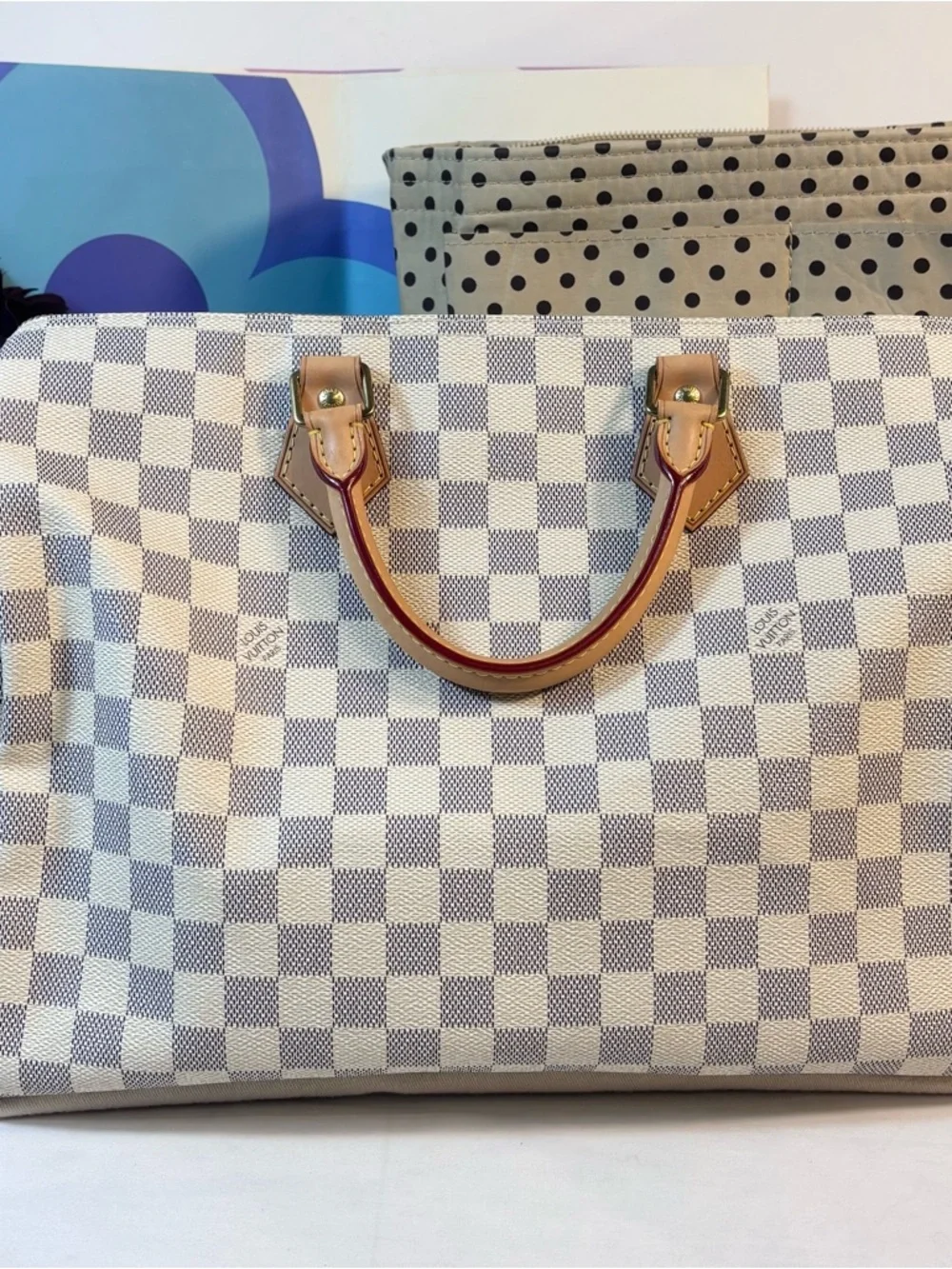 Stunning Louis Vuitton Speedy 35 Azur - Picture 2 of 16